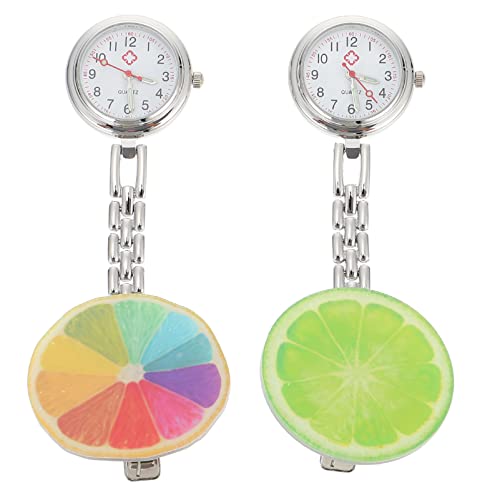 Holibanna 2stücke Krankenschwester Taschenuhr Mit Clip Hängeuhr Digital Für Ärzte Krankenschwestern Brustuhr Leuchtend Uhr Mit Großen von Holibanna