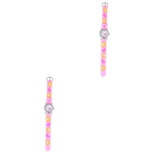 Holibanna 2St Uhrenarmbänder Blumenuhr Mädchen sehen Kinder schauen zu kinderuhren Kinderarmbanduhr aus Silikon Cartoon-Armbanduhr Karikatur Gurt Blumentisch Anschauen Student Rosa Holibanna 2St Uhrenarmbänder Blumenuhr Mädchen sehen Kinder schauen zu kinderuhren Kinderarmbanduhr aus Silikon Cartoon-Armbanduhr Karikatur Gurt Blumentisch Anschauen Student Rosa von Holibanna