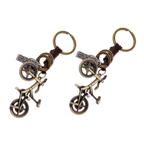 Holibanna 2stücke Fahrrad Schlüsselanhänger Aus Legierung Vintage Mini Fahrrad Schlüsselring Für Männer Und Frauen Praktisches Und Stilvolles Accessoire Für Schlüssel Und Taschen von Holibanna
