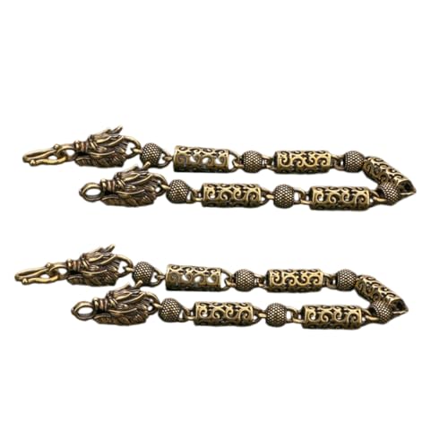 Holibanna 2stücke Vikinger Armbänder Aus Reinem Kupfer Mit Wolken-Drache Kopf Design Punk Gothic Armband Für Männer Und Frauen Für Besondere Anlässe von Holibanna