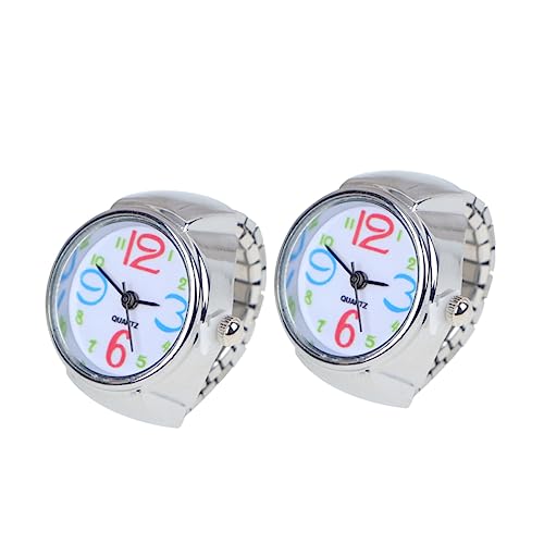 Holibanna 2St personalisierte deko Mitarbeiter Geschenke diehochzei Uhr mit rundem Ring Unisex-Digitalringuhr Geschenk für männer Geschenke für männer Anzahl Fingeruhr Rom Anschauen von Holibanna