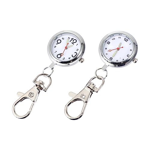 Holibanna 2stücke Krankenschwester Taschenuhr Digitale Taschenuhr Für Damen Mit Schlüsselschnalle Minimalistische Hängende Uhr von Holibanna
