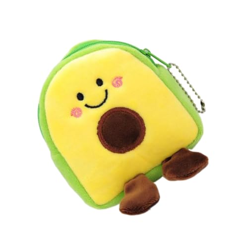 Holibanna 2stücke Mini-geldbörse Aus Avocados-münztasche Wechseltasche Cartoon-Brieftasche Für Kleingeld Und Visitenkarten Für Urlaub Shopping Und Alltag Langlebig Und Verarbeitet von Holibanna