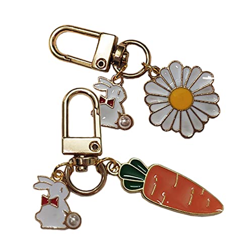 Holibanna 2stücke Kaninchen Schlüsselanhänger Aus Metall Hängende Für Taschen Und Schlüssel Dekorative Schlüsselhalter Für Und Handys Stylisches Für Tierliebhaber von Holibanna