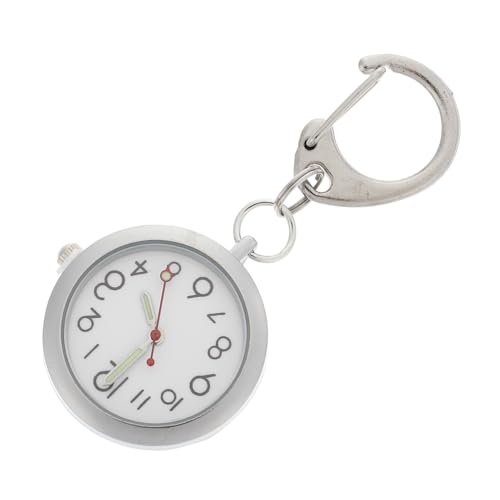 Holibanna 2St Krankenschwester Uhr Nacht leuchtende Taschenuhr Kinderrucksäcke Schlüsselanhänger Uhrengehäuse für Herren Taschenuhr mit Schnalle Nachtleuchtende Taschenuhr Revers Rucksack von Holibanna