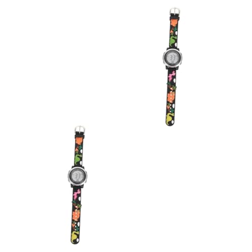 Holibanna 2st Elektronische Schüleruhr Sportuhr Geführte Armbanduhr Uhr Mit Cartoon-Muster Mädchen Elektronische Uhr Mädchen Sehen Lässige Digitaluhr Mädchenuhr Plastik Beiläufig Student von Holibanna