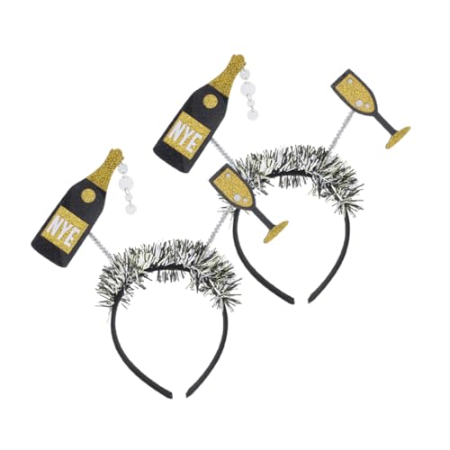 Holibanna 2st Weinflaschen-stirnband Figurenständer Charme Der Klasse 2025 Jubiläum Reservierte Sitzplätze Puppenbasis 2025-charm-schlüsselanhänger Stirnbänder Plastik von Holibanna