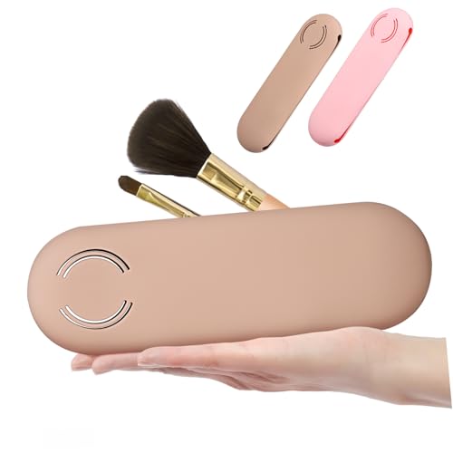 Holibanna 2stücke Reise Make-up Pinselhalter Silikon Make-up Tasche Pinsel Organizer Pinsel Fälle von Holibanna