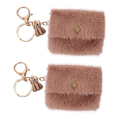 Holibanna 2stücke Schlüsselanhänger Mit Ring Mini-Tasche Schlüsselanhänger Schlüssel Taschenanhänger Geldbörse Anhänger Für Auto Und Taschen von Holibanna