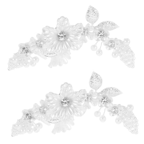 Holibanna 2stücke Schuhbroschen Für Damen Mit Perlen Und Strass Blumendesign Zum Anklipsen Für Pumps Und Sandalen Abnehmbar Passend Für Hochzeit Und Stilvolle Anlässe von Holibanna