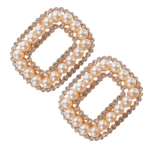 Holibanna 2stücke Schuhclip Mit Strasssteinen Für Damen Abnehmbare Kristallschnalle Schuhschmuckclips Für Hochzeiten Stilvolle Schuhclips Für Flache Schuhe Mit Absatz Und Offener Spitze von Holibanna