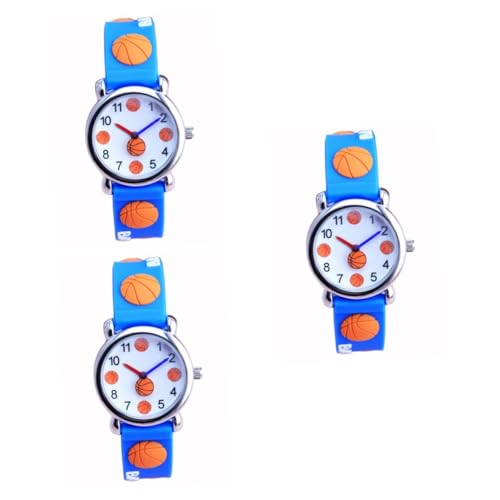 Holibanna 3 STK Kinderuhr Kinder Armbanduhr Gürteluhr Für Kinder Jungs Sehen Kinder Digitale Armbanduhr Uhren Für Kinder Mädchen Wasserdicht Junge Uhren Cartoon-Uhr Anzahl PVC Junge Mädchen von Holibanna