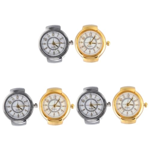 Holibanna 3 Sätze Digitale Ringuhr Fingeruhr Herren Vintage Fingerring Minien Und Ringe Kleine Kreative en Paar Winzige Mini 2 Stücke * 3 von Holibanna