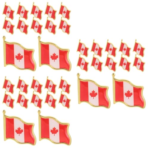 Holibanna 3 Sätze Flaggenbrosche Anstecker Metallabzeichen Für Kleidung Für Feiern Und Veranstaltungen Langlebig Und Für Damen Und Herren 25 Stück * 3 von Holibanna