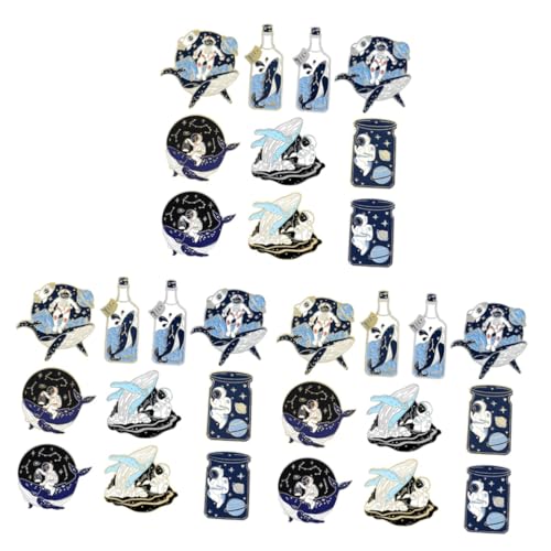 Holibanna 3 Sätze Rucksack-abzeichen-brosche Kleidung Rucksack Brosche Legierungsbrosche Kleidung Brosche Abzeichen Brosche Cartoon Taschenbrosche Brosche Aus Glasflaschen 10 Stück * 3 von Holibanna