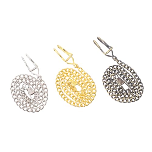 Holibanna 3stücke Teiliges Taschenuhr Kette Retro Uhr Kette Anhänger Hochwertige Uhrenkette Für Herren Und Damen Stilvolle Jeans Gürtelkette Edelstahl Bronze Und Silber Farben Holibanna 3stücke Teiliges Taschenuhr Kette Retro Uhr Kette Anhänger Hochwertige Uhrenkette Für Herren Und Damen Stilvolle Jeans Gürtelkette Edelstahl Bronze Und Silber Farben von Holibanna