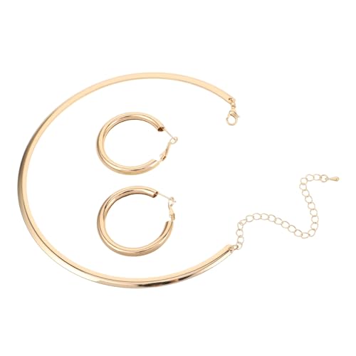 Holibanna 3stücke Runde Damen-ohrringe Im Boho-stil Choker-halskette Und Creolen-set Für Frauen Minimalistischer Kreis-schmuck Für Besondere Anlässe Holibanna 3stücke Runde Damen-ohrringe Im Boho-stil Choker-halskette Und Creolen-set Für Frauen Minimalistischer Kreis-schmuck Für Besondere Anlässe von Holibanna