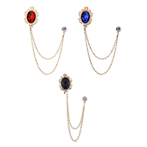 Holibanna 3 Stück Teiliges Broschen für Herren Anstecknadeln mit Edelsteindesign für Anzüge Accessoires für Besondere Anlässe Wie Geburtstagsfeiern und Jubiläen Holibanna 3 Stück Teiliges Broschen für Herren Anstecknadeln mit Edelsteindesign für Anzüge Accessoires für Besondere Anlässe Wie Geburtstagsfeiern und Jubiläen von Holibanna