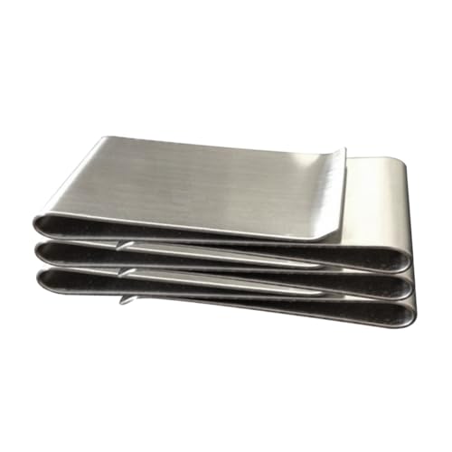 Holibanna 3 Stück Teiliges Metall Geldclip Kartenhalter Minimalistischer Cash Clip Geldbörse Robust Vielseitig für Karten und Geldscheine Leicht und Kompakt für Business Studenten Reisende von Holibanna