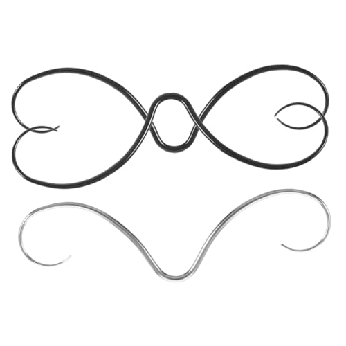 Holibanna 3 Stück Teiliges Septum Piercing Kleine Nasenringe mit Einzigartigem Schnurrbart Design Robust und Hautfreundlich Modischer Körperschmuck für Damen und Herren von Holibanna