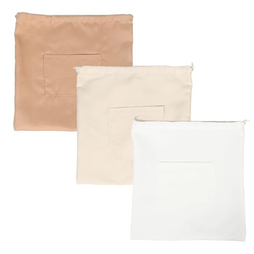 Holibanna 3 Stück Teiliges Tragetaschen-einsatz mit Kordelzug Abnehmbarer Atmungsaktiver Gewebter Innenfutter-organizer für Strohtaschen Bucket Bags Vielseitiger Handtaschen-einsatz von Holibanna