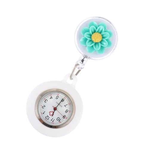 Holibanna 3St Schwesterntisch Abzeichen Uhr Krankenschwester-Stift Krankenschwester Uhr Damenuhr Digitaluhr Frauen Uhren Revers Uhren Pflege Clip Kragennadel Taschenuhr Kind Anschauen von Holibanna