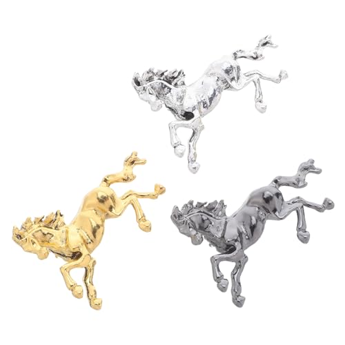 Holibanna 3 Teilige Tierkreis Pferdebrosche Jahr Des Pferdes Anstecknadel Halloween Tierschmuck Tierbroschen Für Frauen Chinesische Neujahrsbrosche Kleiderzubehör Für von Holibanna