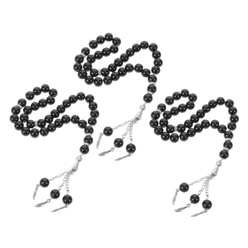 Holibanna 3-teiliges Islamisches Gebetsperlenarmband, Handgefertigt, Rosenkranz- - Für Und Frauen, Tragbar Und Stilvoll, Muslimisches Gebetsschmuck-zubehör von Holibanna