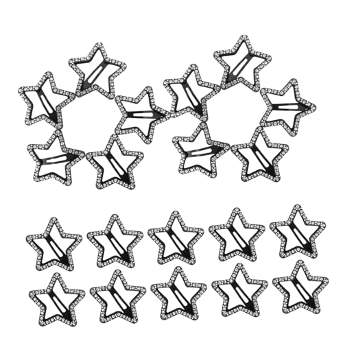 Holibanna 30 Stück Funkelnde Rhinestone Haarspangen im Stern Design für Mädchen Frauen und Teens Stylische Haaraccessoires für Verschiedene Styles von Holibanna