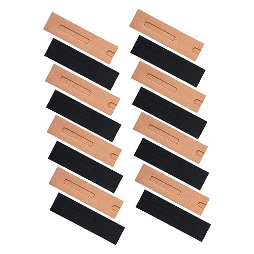 Holibanna 30 Stück Teiliges Kraftpapier Stiftetaschen Stifte Verpackungstaschen Papier Federmäppchen Geschenkbeutel für Büro Zuhause Schwarz Naturfarben Robust Langlebig von Holibanna