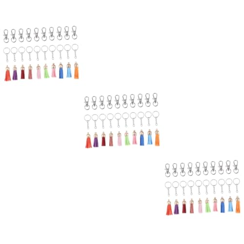 Holibanna 375 STK Ohrringe Haken Legierung u Miniaturdekoration DIY Quaste Schlüsselbund Handy von Holibanna