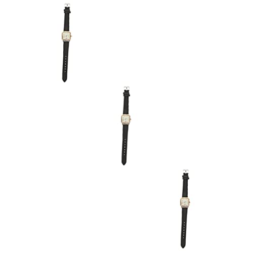 Holibanna 3stücke Verstellbare Damen-Armbanduhr Mit Leuchtenden Ziffern Quarz-Uhr Für Tägliches Tragen Leicht Und Perfektes Für Frauen Und Freundinnen von Holibanna