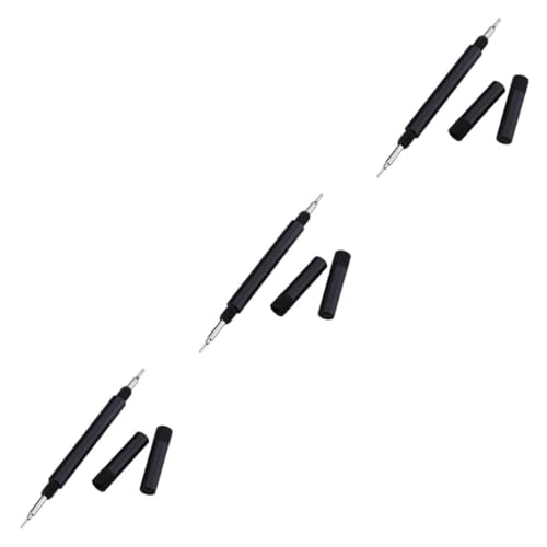 Holibanna 3-teiliges Uhrenarmband-federsteg-entferner-Set Uhrenreparaturwerkzeug Doppelseitiger Stiftdrücker Kunststoff Edelstahl 13 cm Länge von Holibanna