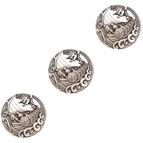 Holibanna 3St Wikingerschiff Brosche Anstecknadel Pin- Schals für Frauen -Schmuck Schal Brosche Kleidung Kriegsschiff Rucksack Mantel schmücken Zinklegierung von Holibanna