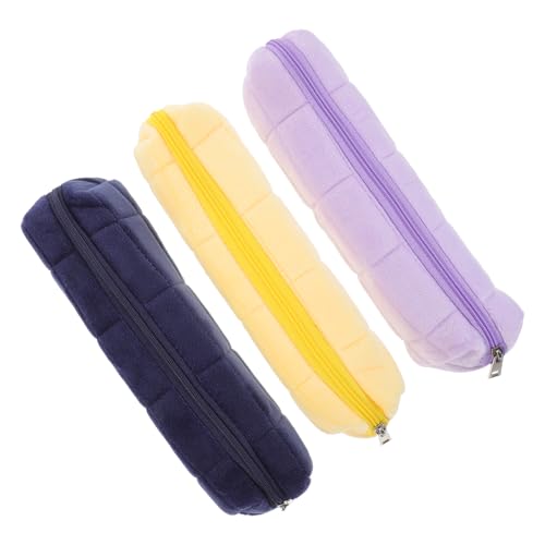 Holibanna 3stücke Teiliges Großer Stiftaufbewahrungstasche Tragbarer Organizer Für Stifte Bleistifte Und Schreibwaren Langlebige Und Geräumige Federmappe von Holibanna