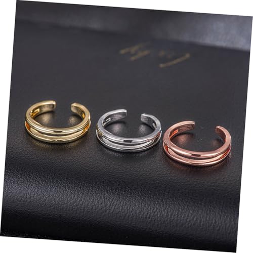 Holibanna 3stücke Fußring Knöchelring Mit Schmuckring Für Zehenknöchel Leicht Zu Tragen Und Langanhaltend Für Alltag Und Partys von Holibanna