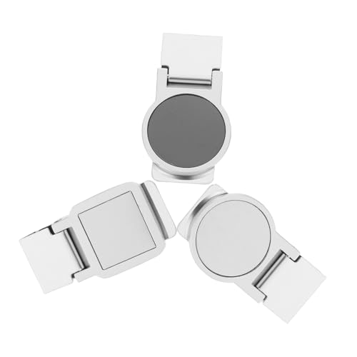 Holibanna 3stücke Metall-geldscheinklammern Aus Edelstahl Tragbare Geldklammer Kleine Geldklammer Für Bargeld Schecks Kreditkarten Praktische Befestigungsklammer Verschleißfest Nicht Rostend von Holibanna