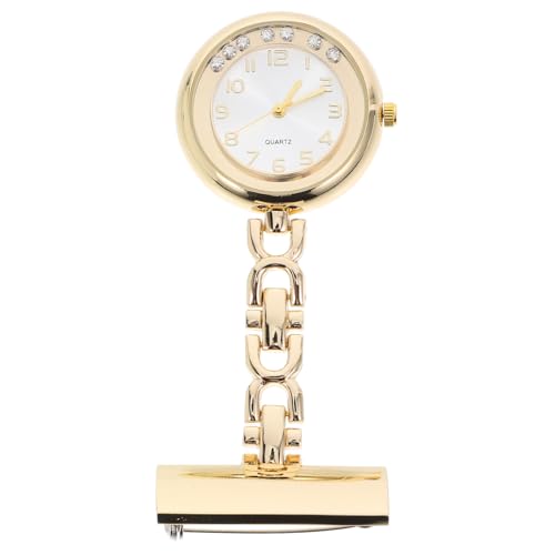 Holibanna 3 Stück Modische Uhr Quarz Taschenuhr Für Damen Herren Arzt Reversnadel Strass Design von Holibanna