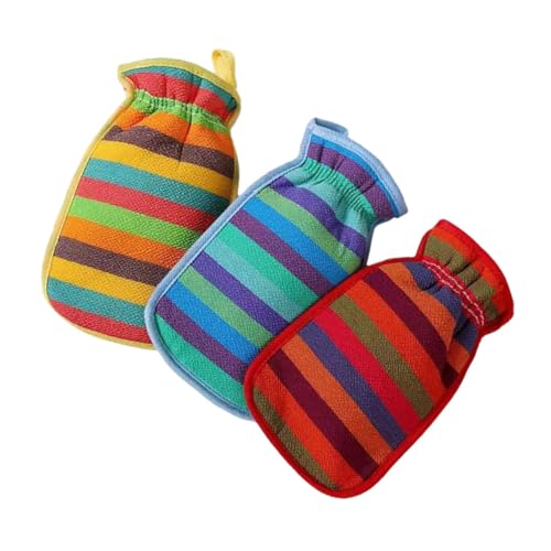 Holibanna 3stücke Weiche Exfolierende Duschhandschuhe Doppelseitige Peeling-badetücher Für Gründliche Reinigung Von Armen Beinen Brust Und Rücken Für Empfindliche Haut Stilvolles Holibanna 3stücke Weiche Exfolierende Duschhandschuhe Doppelseitige Peeling-badetücher Für Gründliche Reinigung Von Armen Beinen Brust Und Rücken Für Empfindliche Haut Stilvolles von Holibanna