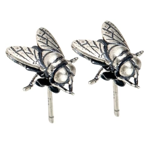 Holibanna 4 Paare Fliegenohrringe Ohrstecker Für Damen Dekorative Ohrringe Für Frauen Einzigartige Ohrringe Für Frauen Ohrringe Aus Metall Damen Ohrringe Schmücken S925 Silber- Jahrgang von Holibanna