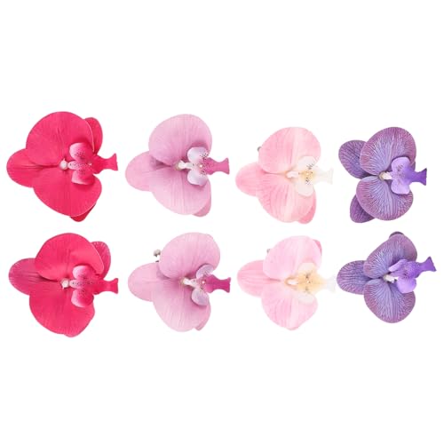 Holibanna 4 Paare Phalaenopsis Orchideen Schuhclips Blüten Sandalen Accessoires Abnehmbare Dekoration für Pumps und Ballerinas Vielseitige Schuhschmuck für Damen von Holibanna