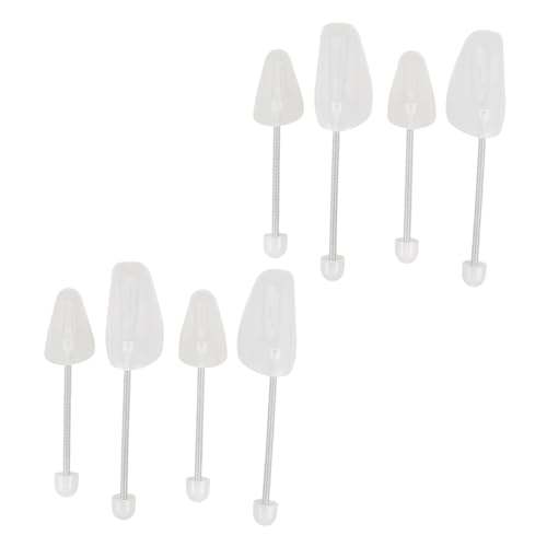 Holibanna 4 Paare Schuhspanner Kunststoff mit Federdruck Verstellbare Schuhformhalter für Herren und Damen Verhindert Falten und Formverlust Geeignet für Sneaker Halbschuhe und Stiefel von Holibanna