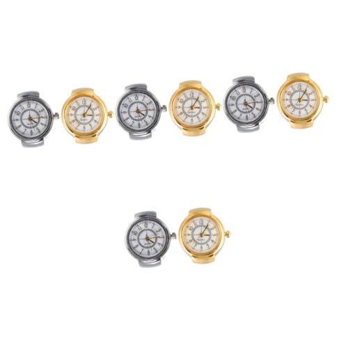 Holibanna 4 Sätze Digitale Ringuhr Damen Fingeruhr Ringe Vintage Uhren Für Herren Modische Fingeruhr Zarte Fingeruhr Neuartige Uhr Fingerringuhr Mini Ringuhr Legierung 2 Stücke * 4 von Holibanna