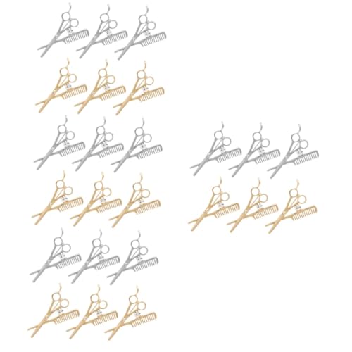 Holibanna 4 Sätze Teiliges Glitzer Broschen Für Friseure Haarschneider Anstecknadeln Gold Silber Anstecker Für Hemden Und Anzüge Für Festliche Anlässe Und Alltag 6 Stück * 4 von Holibanna