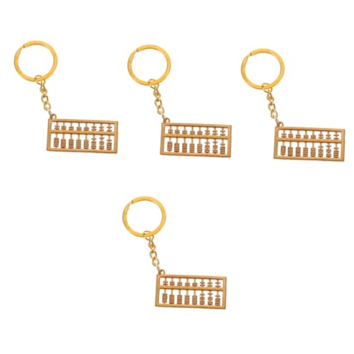 Holibanna 4 Stücke Hängen Abacus Ornamente Keychain Charme Schlüsselring Decor Chinesischen Stil von Holibanna