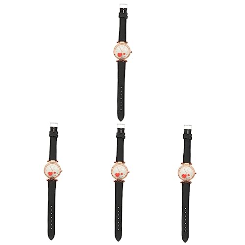 Holibanna 4 Stück Anschauen Für Frauengeschenke Mädchenuhren Armbanduhren Für Damen Geschenkuhr Uhren Stiegen Freizeit Armbanduhren Edelstahluhr Dekor Rostfreier Stahl Student Zubehör Jugend von Holibanna