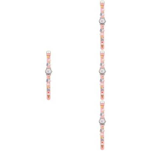 Holibanna 4 Anschauen kinderuhren Armbanduhr Kinder kiddy Watch herrenuhren töpfchen -Designuhr schöne Armbanduhr für Kinder tragbar schmücken Junge Mädchen Kleinkind Plastik von Holibanna