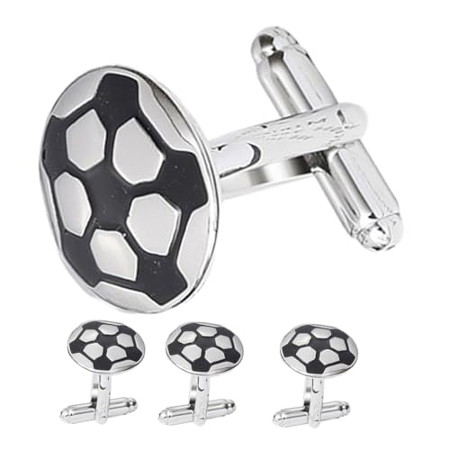 Holibanna 4 Stück Fußball-Manschettenknöpfe fußball accessoires Fußball Ärmelknöpfe Manschettenknöpfe für Geschäftstreffen Manschettenknöpfe Schmuck Manschettenknöpfe aus Metall Kupfer Holibanna 4 Stück Fußball-Manschettenknöpfe fußball accessoires Fußball Ärmelknöpfe Manschettenknöpfe für Geschäftstreffen Manschettenknöpfe Schmuck Manschettenknöpfe aus Metall Kupfer von Holibanna