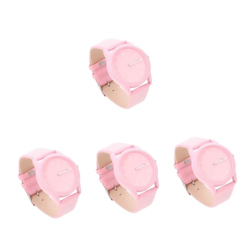 Holibanna 4 Stück Quartz Uhr Lässige Uhr Krankenschwester Uhr Auf Frau Achten Uhrenarmbänder Aus Leder Uhr Im Eleganten Stil Leuchtende Dekorationen Damen Mann Quarz Einstellbar von Holibanna