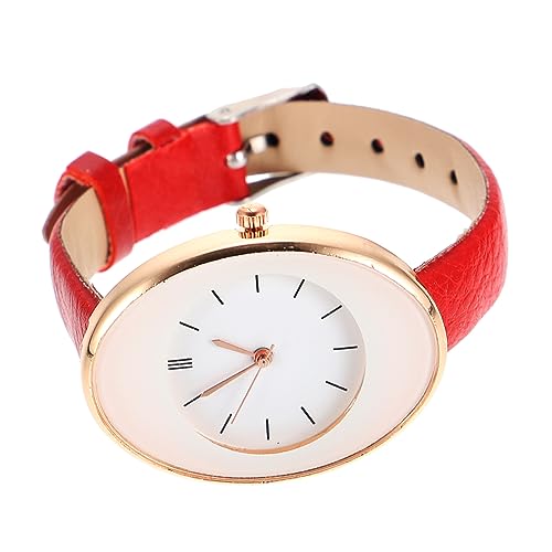 Holibanna 4 Stück Quarzuhr für Damen Freizeitarmbanduhr für Mädchen lässige Damenuhr taschenuhr Digitaluhr Armbanduhr für Damen Damenmodeuhr einfach schmücken Quarzuhren Fräulein Anschauen von Holibanna
